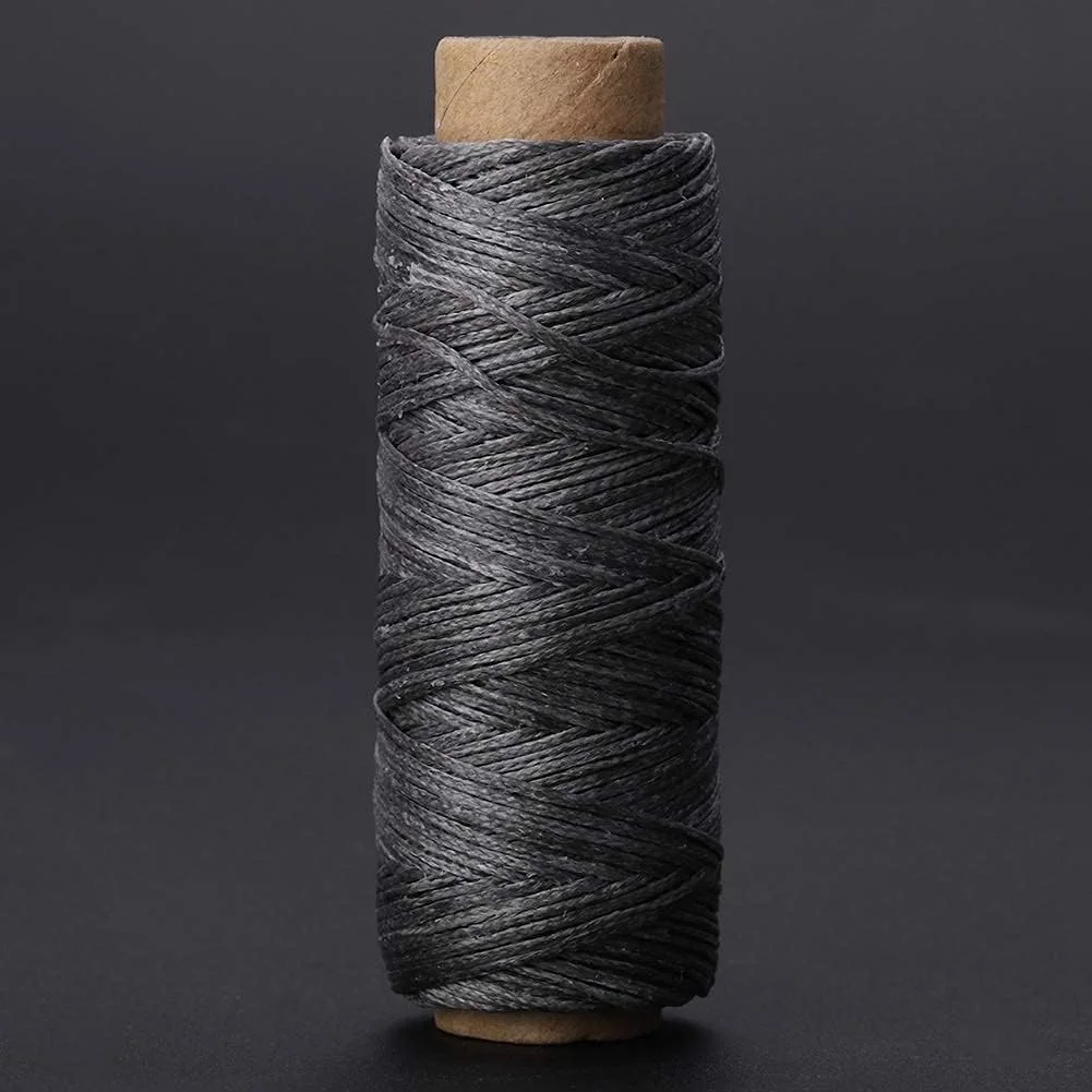 نخ دوخت دستی ZJCQA، نخ خیاطی مقاوم در برابر سایش ZJCQA نخ دوخت چرم قوی و بادوام برای مصارف خانگی (خاکستری) نخ دوخت دستی ZJCQA، نخ خیاطی مقاوم در برابر سایش ZJCQA نخ دوخت چرم قوی و بادوام برای مصارف خانگی (خاکستری)