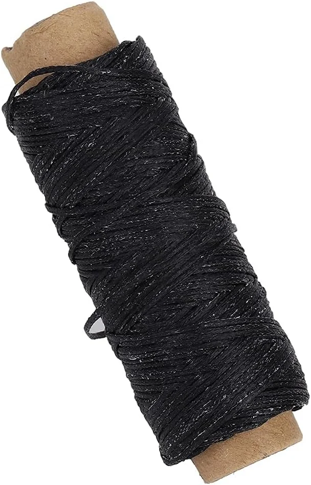 نخ دوخت دستی ZJCQA، نخ خیاطی مقاوم در برابر سایش ZJCQA نخ دوخت چرم قوی و بادوام برای مصارف خانگی (مشکی) نخ دوخت دستی ZJCQA، نخ خیاطی مقاوم در برابر سایش ZJCQA نخ دوخت چرم قوی و بادوام برای مصارف خانگی (مشکی)