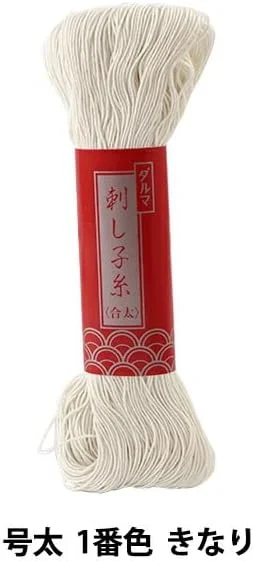 نخ ساشیکو یوکوتا جامبو، 100 متر - رنگ 102 "طبیعی" - لحاف دوزی و گلدوزی ژاپنی نخ ساشیکو یوکوتا جامبو، 100 متر - رنگ 102 "طبیعی" - لحاف دوزی و گلدوزی ژاپنی