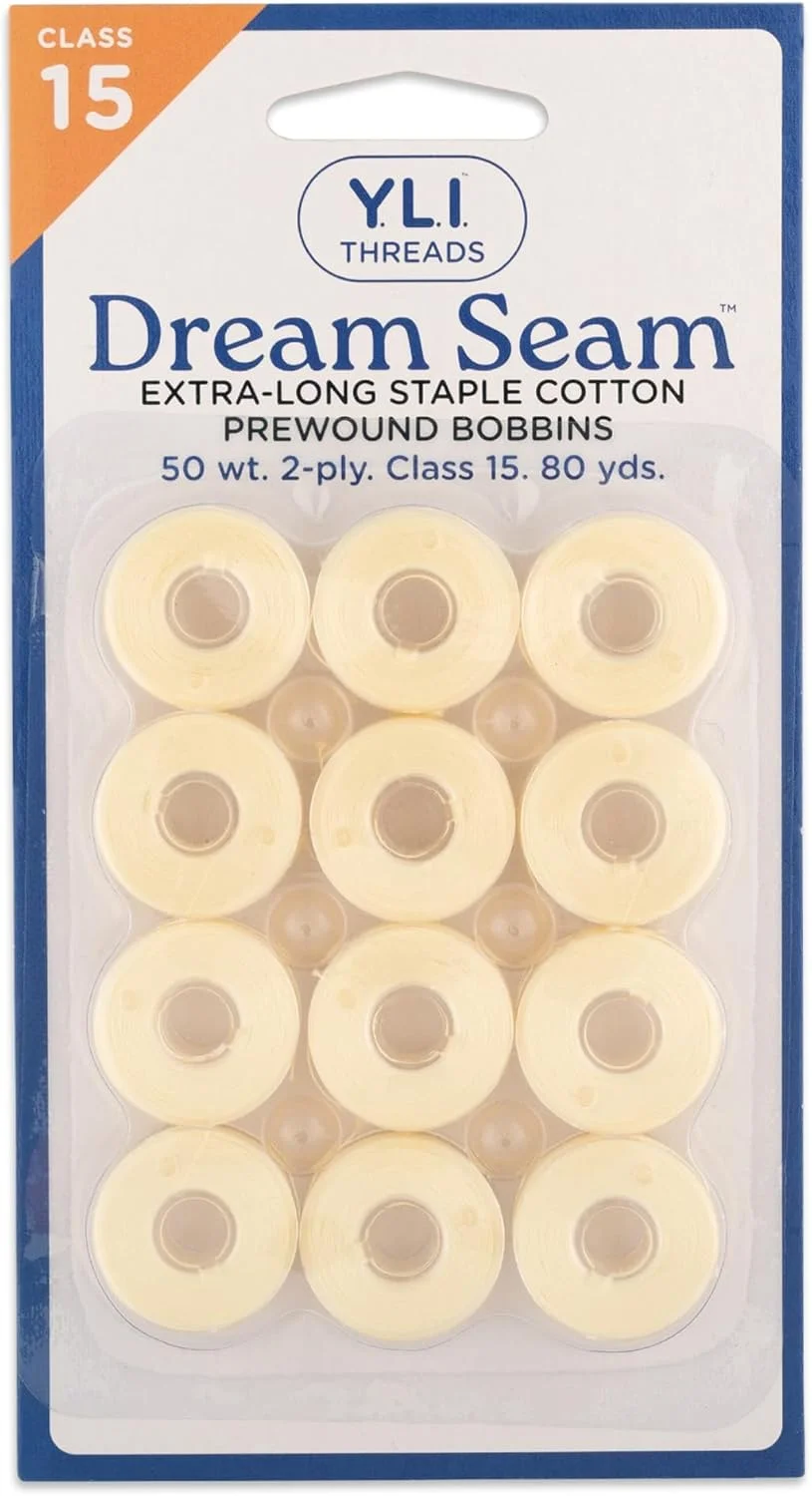 نخ لحاف دوزی پنبه ای YLI – پنبه مصری 50 وزنی برای تکه دوزی و لحاف دوزی - کم پرز و قوی - ماسوره های از پیش پیچیده شده کلاس 15 - Lazy Daze نخ لحاف دوزی پنبه ای YLI – پنبه مصری 50 وزنی برای تکه دوزی و لحاف دوزی - کم پرز و قوی - ماسوره های از پیش پیچیده شده کلاس 15 - Lazy Daze