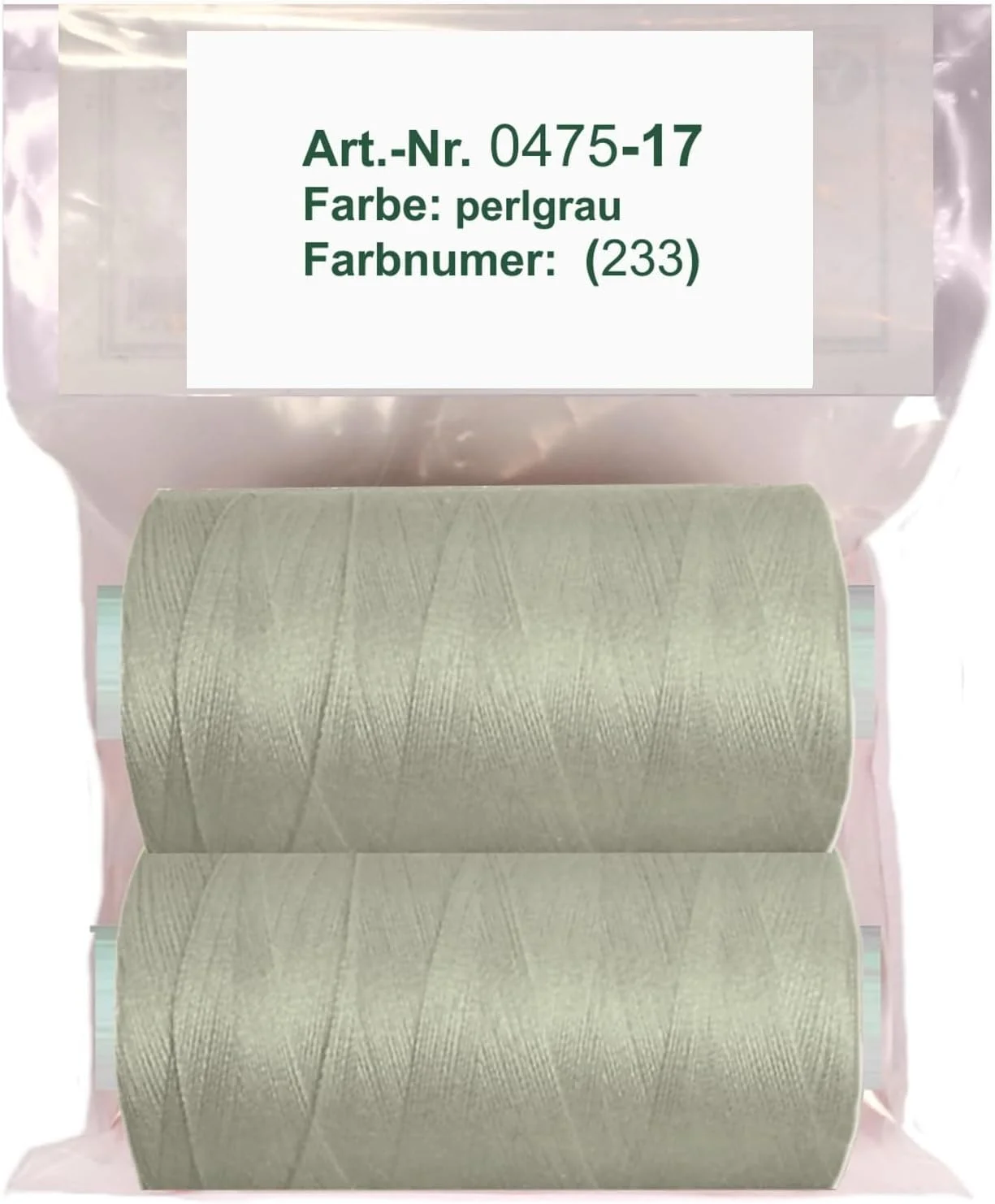 Yline 2 قرقره نخ خیاطی 500 متری / نخ مصنوعی خاکستری مرواریدی، نخ خیاطی پلی استر برای چرخ خیاطی، 0475-17 Yline 2 قرقره نخ خیاطی 500 متری / نخ مصنوعی خاکستری مرواریدی، نخ خیاطی پلی استر برای چرخ خیاطی، 0475-17