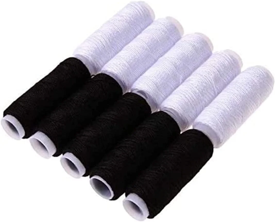 نخ یاشوین ماشین قرقره موتا داگا گلدوزی پلی استر خیاطی نخ خیاطی برای دست و ماشین مجموعه قرقره نخ مخصوص بانوان / داگا / 10 قرقره - 5 قرقره مشکی و 5 قرقره سفید نخ یاشوین ماشین قرقره موتا داگا گلدوزی پلی استر خیاطی نخ خیاطی برای دست و ماشین مجموعه قرقره نخ مخصوص بانوان / داگا / 10 قرقره - 5 قرقره مشکی و 5 قرقره سفید