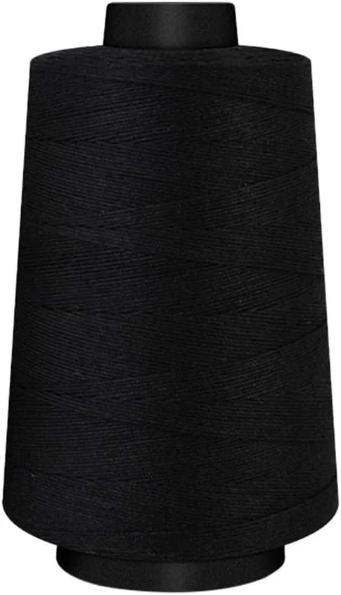 نخ خیاطی پلی استر رنگی خانگی xzpolw، نخ پاگودا 2600 یاردی - مشکی نخ خیاطی پلی استر رنگی خانگی xzpolw، نخ پاگودا 2600 یاردی - مشکی