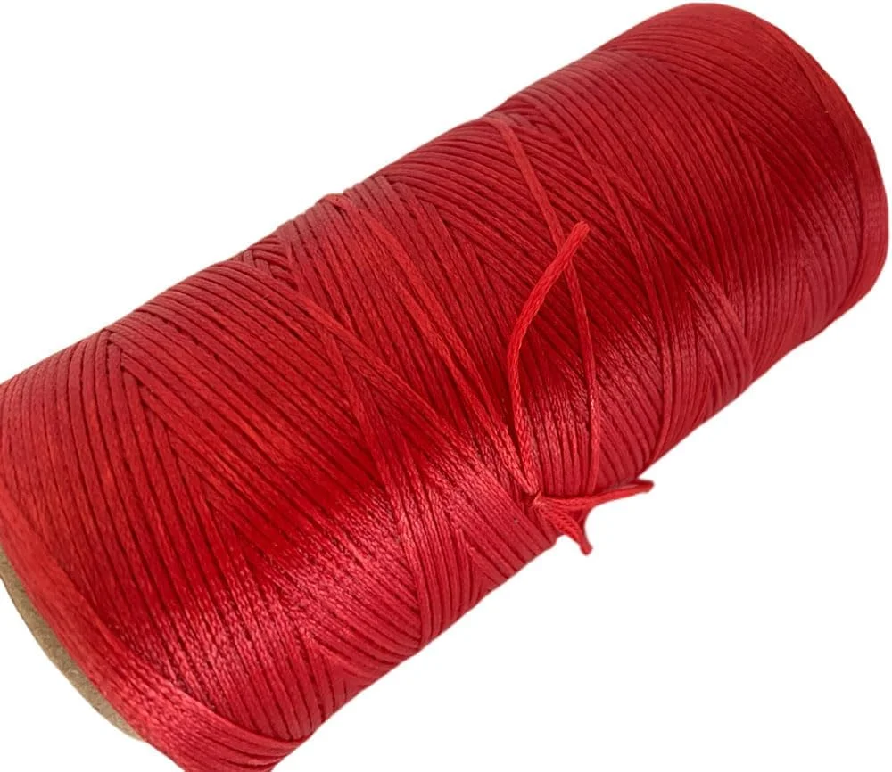 نخ موم زده تخت Wvkzuc 284yrd 150D 1 میلی متری برای دوخت چرم، صحافی کتاب، تعمیر کفش، پروژه های چرمی و صنایع دستی (قرمز) نخ موم زده تخت Wvkzuc 284yrd 150D 1 میلی متری برای دوخت چرم، صحافی کتاب، تعمیر کفش، پروژه های چرمی و صنایع دستی (قرمز)