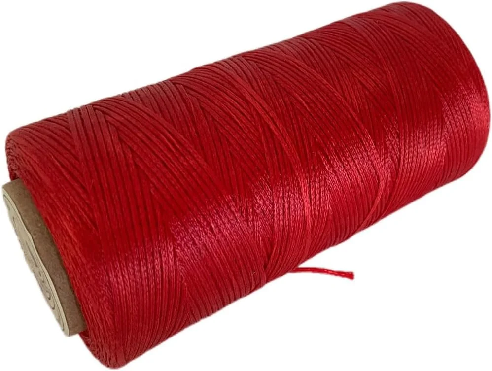 نخ موم زده تخت Wvkzuc 284yrd 150D 1 میلی متری برای دوخت چرم، صحافی کتاب، تعمیر کفش، پروژه های چرمی و صنایع دستی (قرمز) نخ موم زده تخت Wvkzuc 284yrd 150D 1 میلی متری برای دوخت چرم، صحافی کتاب، تعمیر کفش، پروژه های چرمی و صنایع دستی (قرمز)