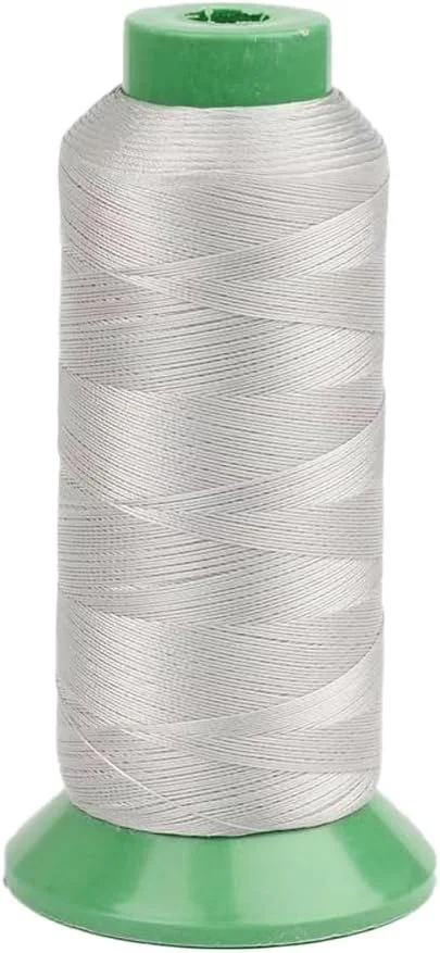 نخ دوخت نایلونی چسبی Xiezyu، 1500 یارد، نخ نایلونی سنگین سایز 69 210D/3، نخ اثاثه یا لوازم داخلی برای چرم، بوم، جین، بافندگی (خاکستری) نخ دوخت نایلونی چسبی Xiezyu، 1500 یارد، نخ نایلونی سنگین سایز 69 210D/3، نخ اثاثه یا لوازم داخلی برای چرم، بوم، جین، بافندگی (خاکستری)