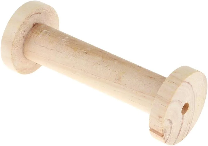 ماسوره چوبی بلند خالی برای سیم، نخ، قرقره، طناب 6x15 سانتی متر ماسوره چوبی بلند خالی برای سیم، نخ، قرقره، طناب 6x15 سانتی متر