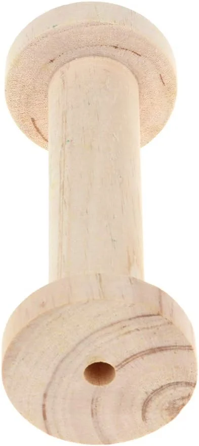 ماسوره چوبی بلند خالی برای سیم، نخ، قرقره، طناب 6x15 سانتی متر ماسوره چوبی بلند خالی برای سیم، نخ، قرقره، طناب 6x15 سانتی متر