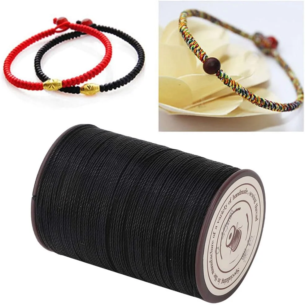 نخ موم اندود سفید، نخ موم اندود پلی استر با کیفیت، طناب نخ موم اندود پلی استر