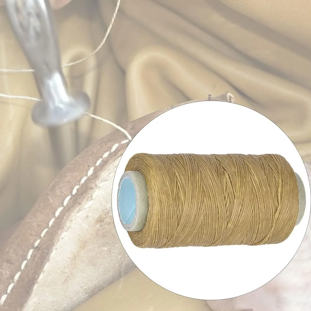 نخ چرم واکس خورده Watris Veiyi 250 متری 150D، نخ دوخت تخت، نخ دوخت دستی برای دوخت چرم گاوی، کیف پول، رنگ طبیعی نخ چرم واکس خورده Watris Veiyi 250 متری 150D، نخ دوخت تخت، نخ دوخت دستی برای دوخت چرم گاوی، کیف پول، رنگ طبیعی
