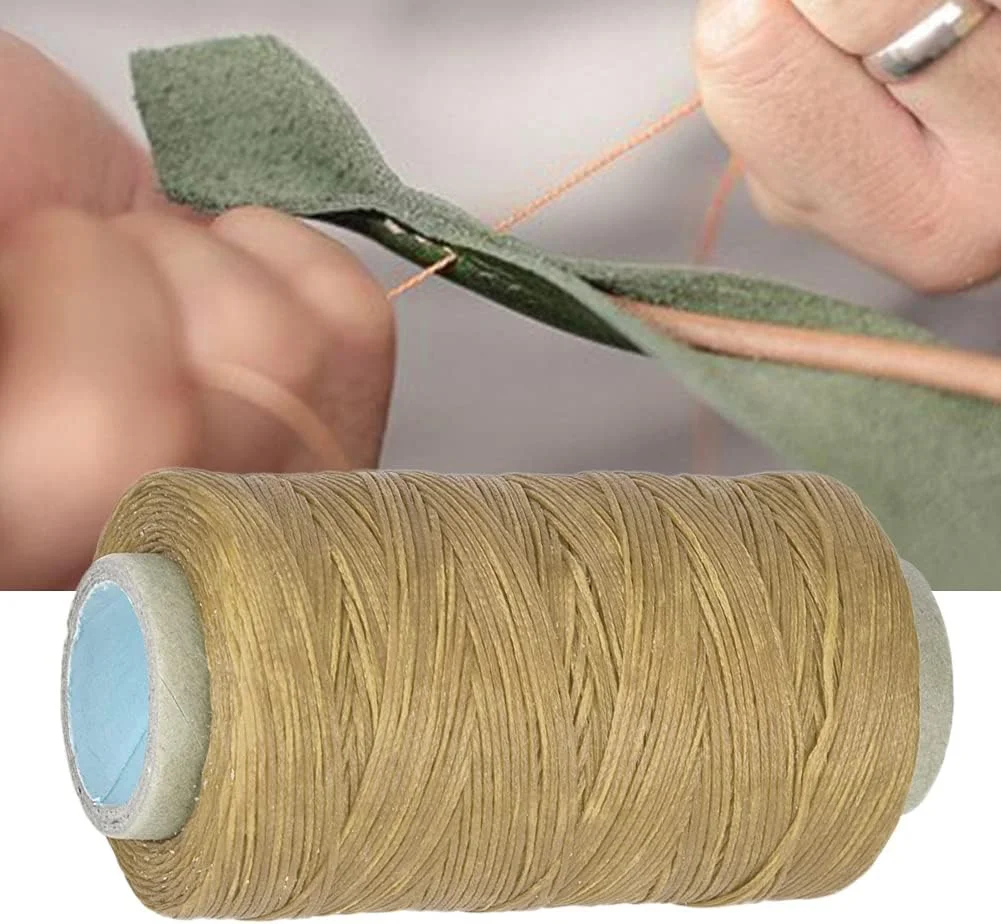 نخ چرم واکس خورده Watris Veiyi 250 متری 150D، نخ دوخت تخت، نخ دوخت دستی برای دوخت چرم گاوی، کیف پول، رنگ طبیعی نخ چرم واکس خورده Watris Veiyi 250 متری 150D، نخ دوخت تخت، نخ دوخت دستی برای دوخت چرم گاوی، کیف پول، رنگ طبیعی