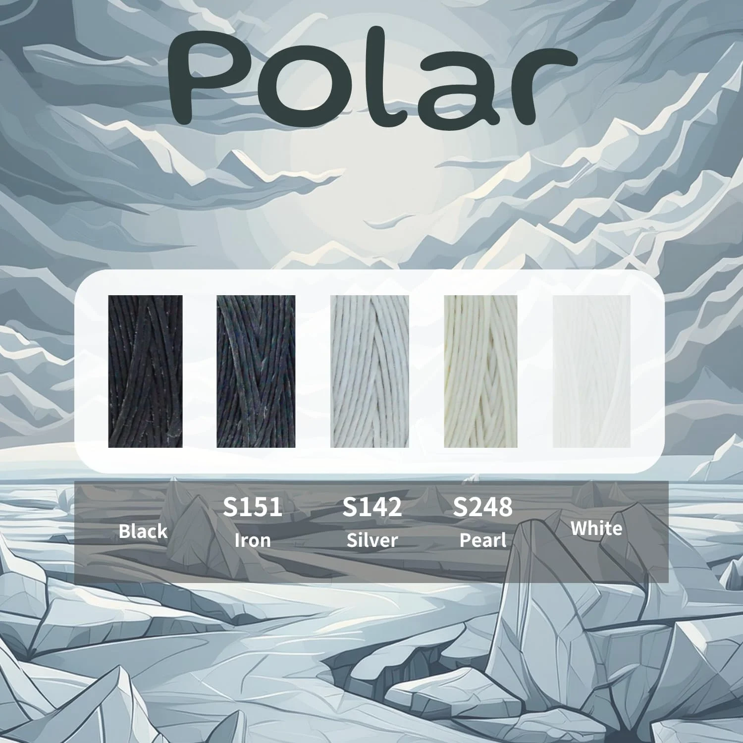 نخ موم زده ابریشمی ویکتوهوم، نخ نرم و براق 5 رنگ 160 یارد - ایده آل برای دستبند و پروژه های ظریف (0.65 میلی متر، 32 یارد/هر کدام) (قطبی) نخ موم زده ابریشمی ویکتوهوم، نخ نرم و براق 5 رنگ 160 یارد - ایده آل برای دستبند و پروژه های ظریف (0.65 میلی متر، 32 یارد/هر کدام) (قطبی)