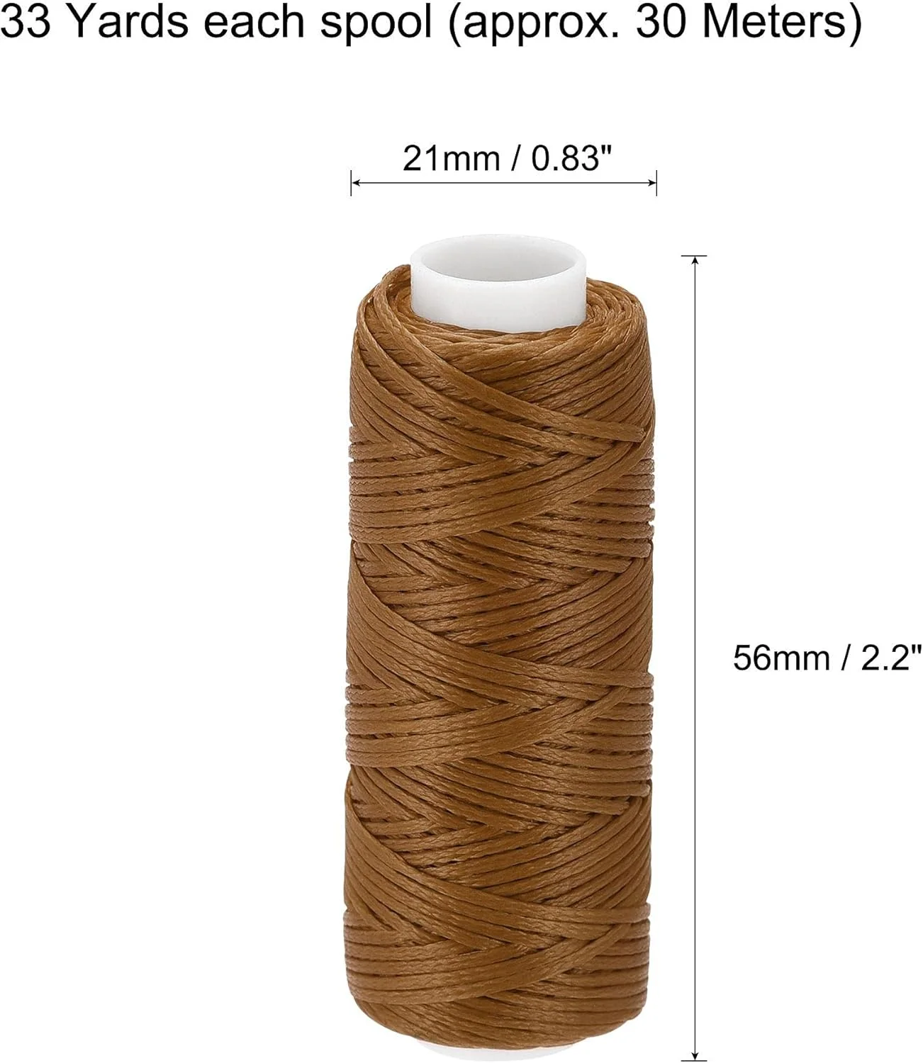 ست نخ چرمی موم زده uxcell، 33 یارد، 150D/0.8mm، نخ های پلی استر برای دوخت دستی، (رنگ های تیره 6 عدد) ست نخ چرمی موم زده uxcell، 33 یارد، 150D/0.8mm، نخ های پلی استر برای دوخت دستی، (رنگ های تیره 6 عدد)