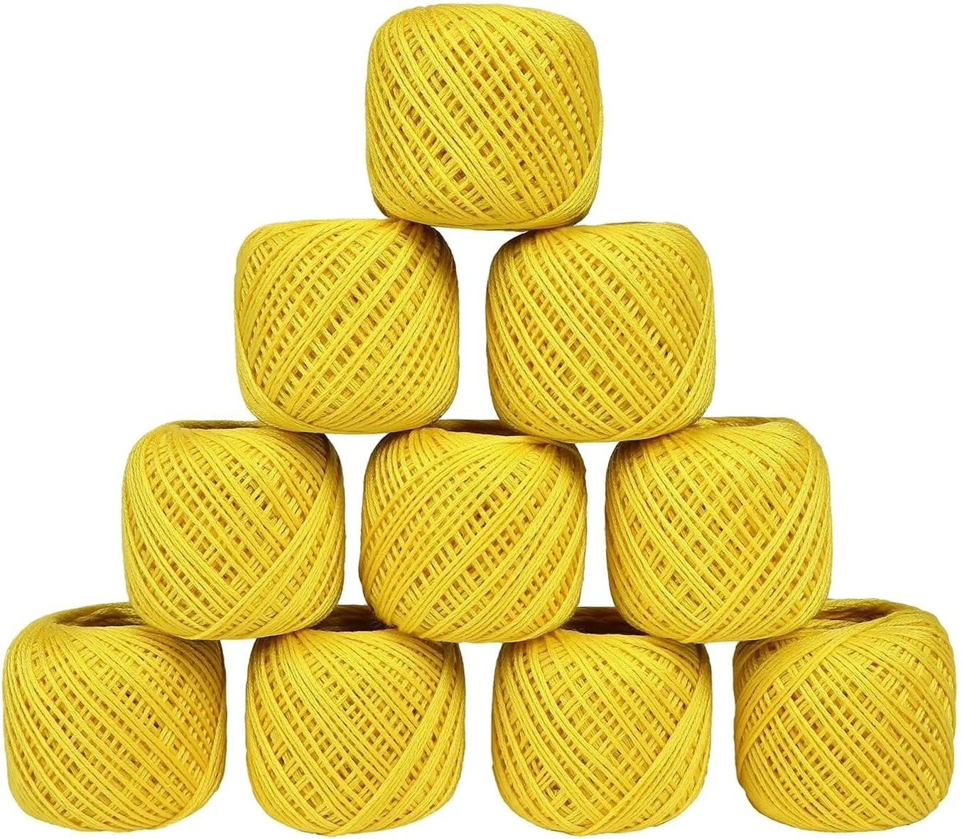 نخ قلاب بافی پنبه ای TreegoArt برای بافندگی و ساخت صنایع دستی - بسته 10 عددی نخ قلاب بافی پنبه ای TreegoArt برای بافندگی و ساخت صنایع دستی - بسته 10 عددی