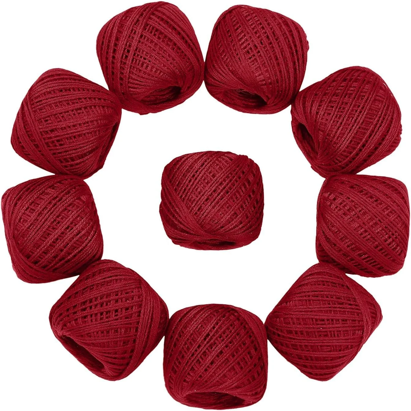 نخ پنبه ای گلدوزی TreegoArt برای بافتنی و کاردستی - بسته 10 عددی نخ پنبه ای گلدوزی TreegoArt برای بافتنی و کاردستی - بسته 10 عددی