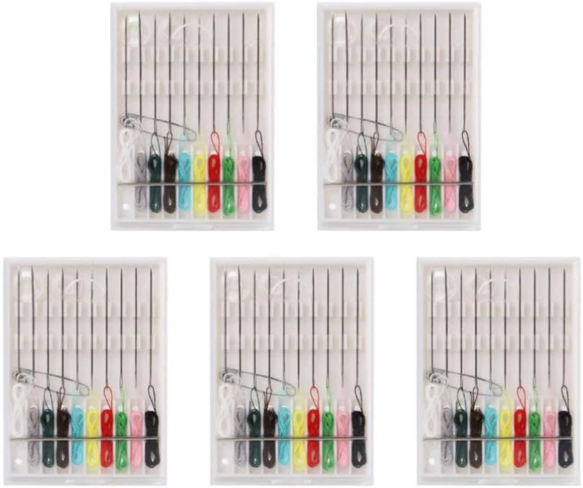 ست خیاطی مسافرتی 5 تکه، لوازم با کیفیت کاردستی، کیف خیاطی کوچک، نخ خیاطی، ابزار گلدوزی برای هتل و منزل ست خیاطی مسافرتی 5 تکه، لوازم با کیفیت کاردستی، کیف خیاطی کوچک، نخ خیاطی، ابزار گلدوزی برای هتل و منزل