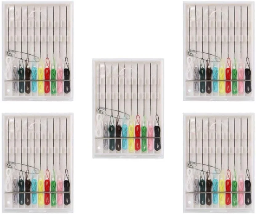 ست خیاطی مسافرتی 5 تکه، لوازم با کیفیت کاردستی، کیف خیاطی کوچک، نخ خیاطی، ابزار گلدوزی برای هتل و منزل ست خیاطی مسافرتی 5 تکه، لوازم با کیفیت کاردستی، کیف خیاطی کوچک، نخ خیاطی، ابزار گلدوزی برای هتل و منزل