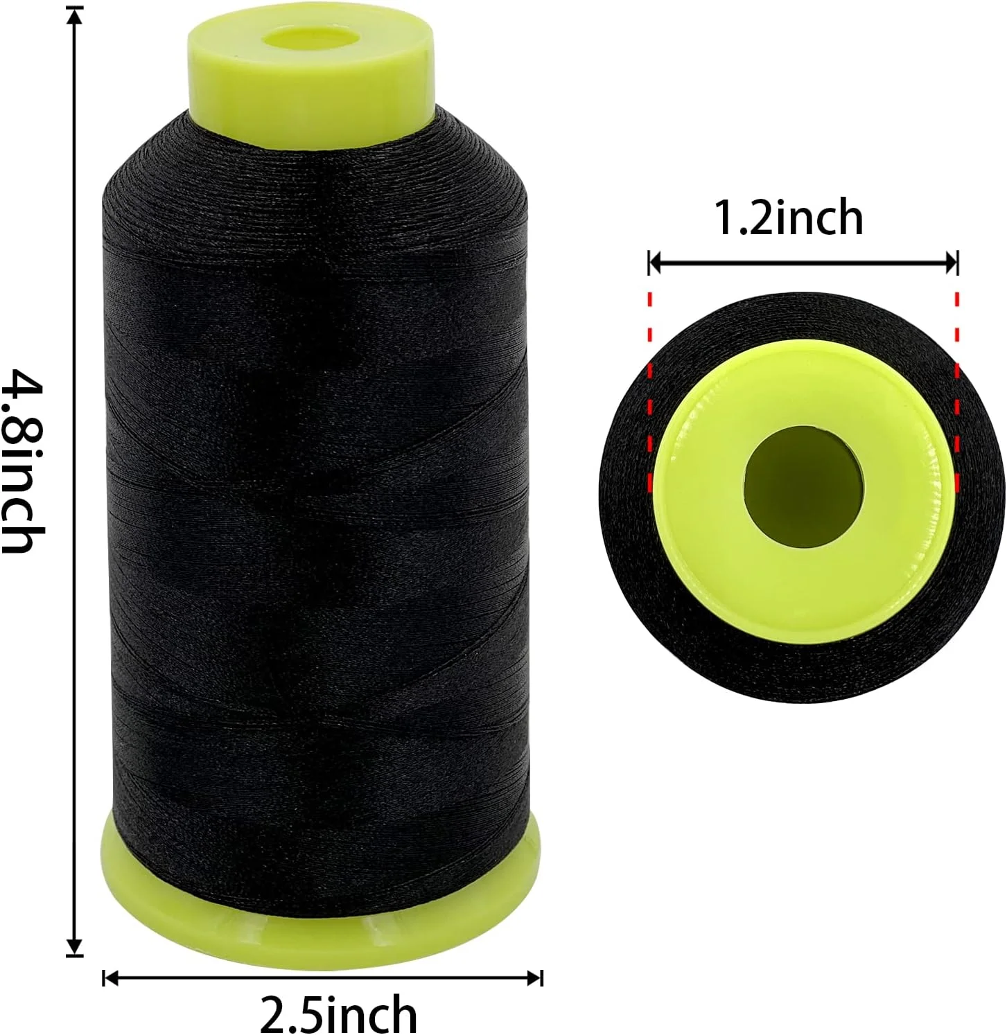 نخ لاک پشتی 3 مخروطی سنگین با طول 2000 یارد در هر قرقره، 100% پلی استر، نخ با استحکام بالا شماره 69 T70 سایز 210D/3 برای چرم، کیف پول، چادر مسافرتی، مهره های رشته ای، رنگ مشکی نخ لاک پشتی 3 مخروطی سنگین با طول 2000 یارد در هر قرقره، 100% پلی استر، نخ با استحکام بالا شماره 69 T70 سایز 210D/3 برای چرم، کیف پول، چادر مسافرتی، مهره های رشته ای، رنگ مشکی