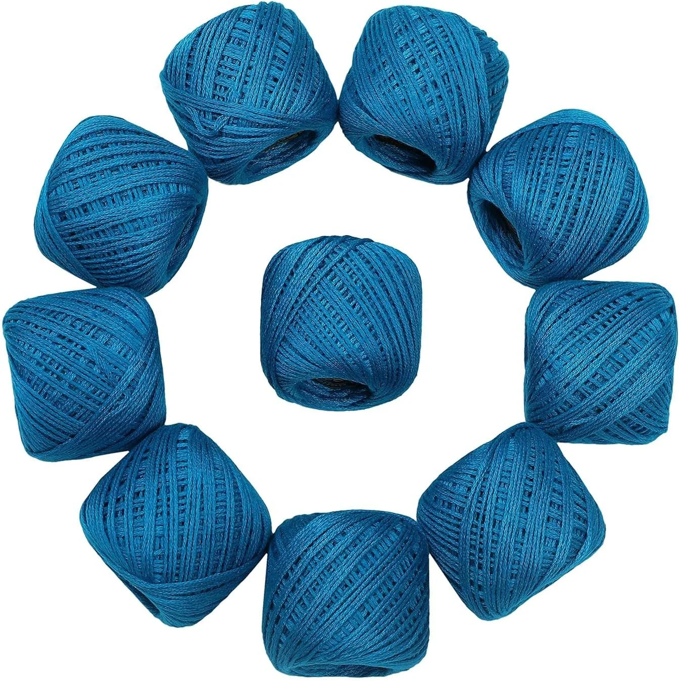 نخ قلاب بافی پنبه ای TreegoArt Coriox Ball برای بافندگی و ساخت صنایع دستی - بسته 10 عددی نخ قلاب بافی پنبه ای TreegoArt Coriox Ball برای بافندگی و ساخت صنایع دستی - بسته 10 عددی