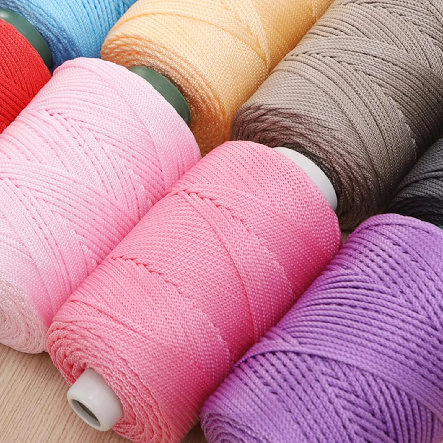 نخ خیاطی، قرقره نخ خیاطی، نخ های پلی استر 34 رنگ برای چرخ خیاطی، دوخت دستی، گلدوزی