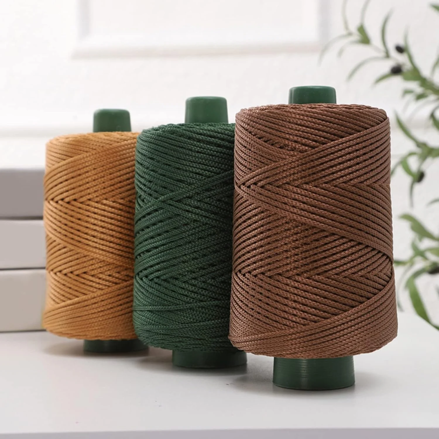 نخ خیاطی قرقره نخ نخ پلی استر 34 رنگ برای چرخ خیاطی گلدوزی دوخت دستی