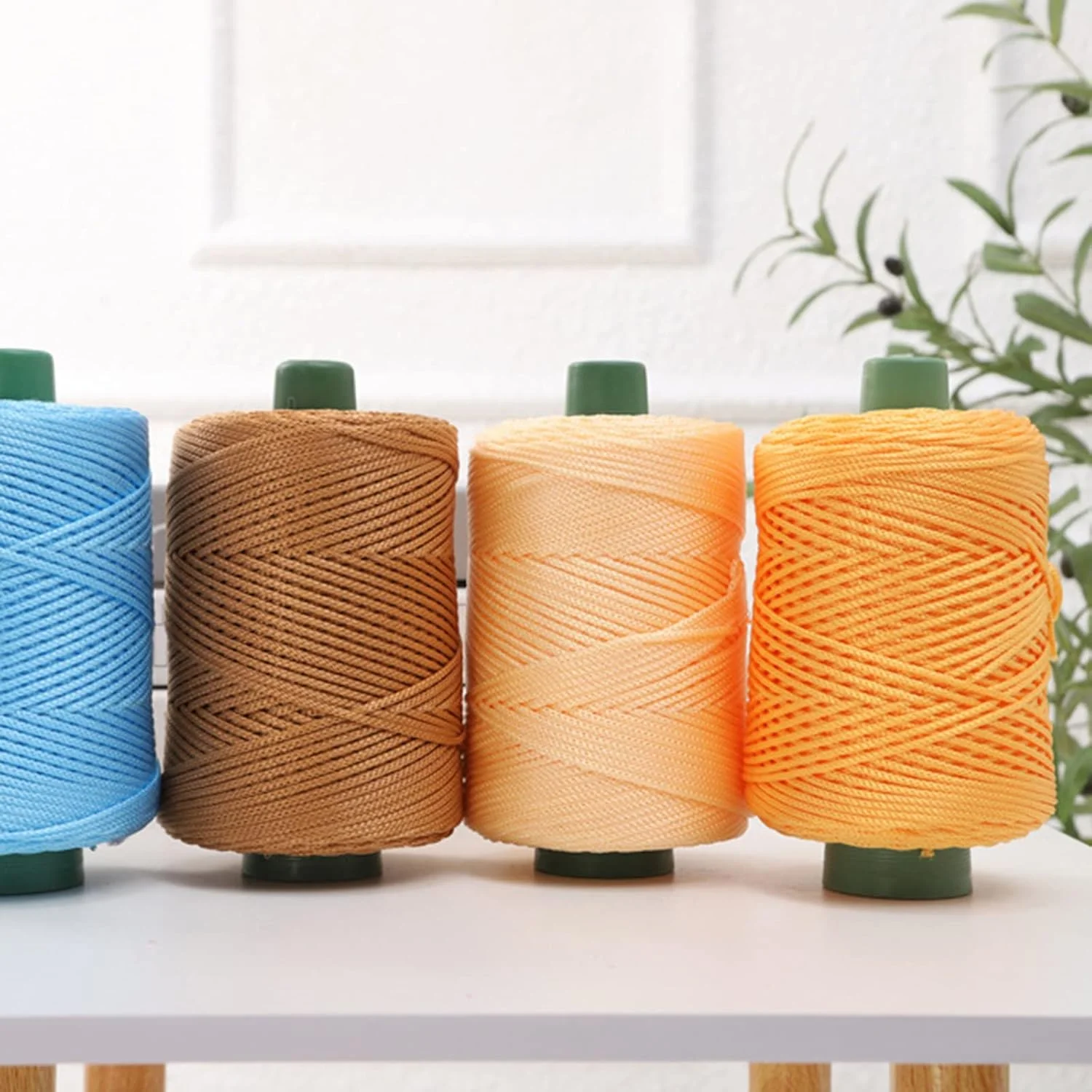 نخ خیاطی، قرقره نخ خیاطی، نخ های پلی استر 34 رنگ برای چرخ خیاطی، دوخت دستی، گلدوزی