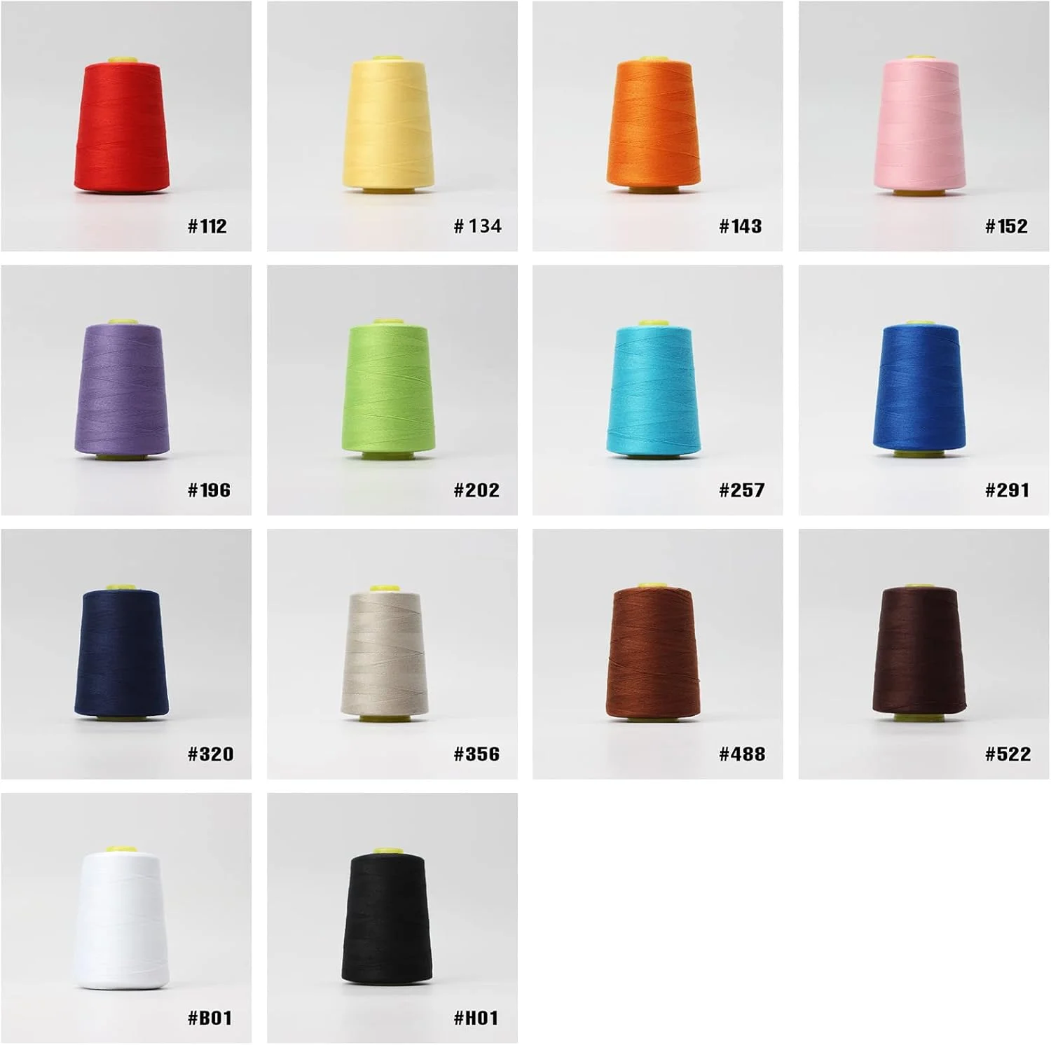 نخ های ضخیم خیاطی قرقره نخ خیاطی نخ های پلی استر یارد برای چرخ خیاطی گلدوزی دوخت دستی نخ های ضخیم خیاطی قرقره نخ خیاطی نخ های پلی استر یارد برای چرخ خیاطی گلدوزی دوخت دستی