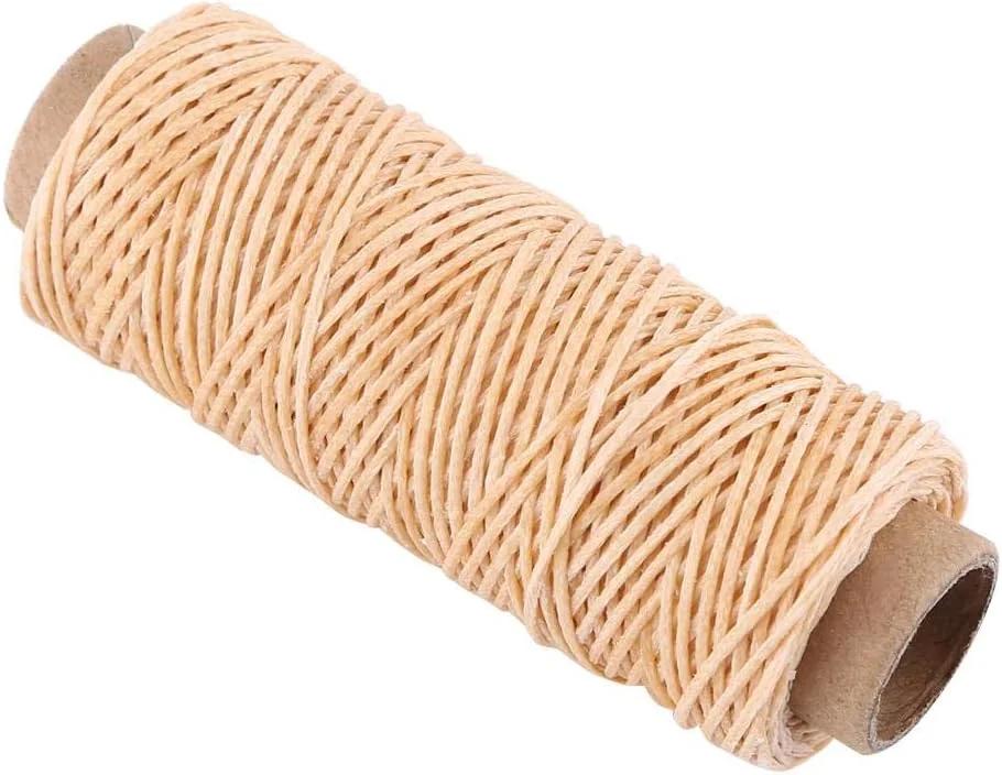 ظرفیت_150D_Leather_1mm_Waxed_Thread_Cord_50m/Roll