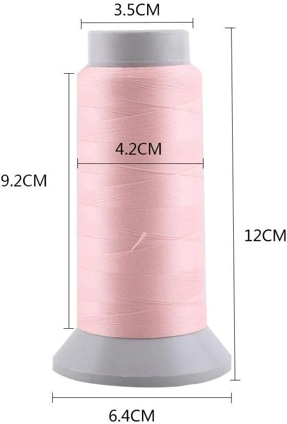 نخ خیاطی، نوع جدیدی از نخ خیاطی پارچه ای که در شب می درخشد، مناسب برای گلدوزی/خیاطی با ماشین. (1000 یارد - صورتی) نخ خیاطی، نوع جدیدی از نخ خیاطی پارچه ای که در شب می درخشد، مناسب برای گلدوزی/خیاطی با ماشین. (1000 یارد - صورتی)