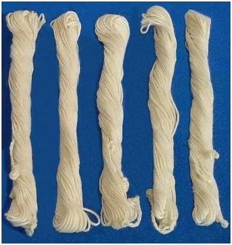 نخ جانو/جنیو پنبه ای SynSpiritStore، نخ مقدس یگنایی سیده (رنگ - سفید، مجموعه 5 عددی)، یاگنوپاویت داگا برای پوجا