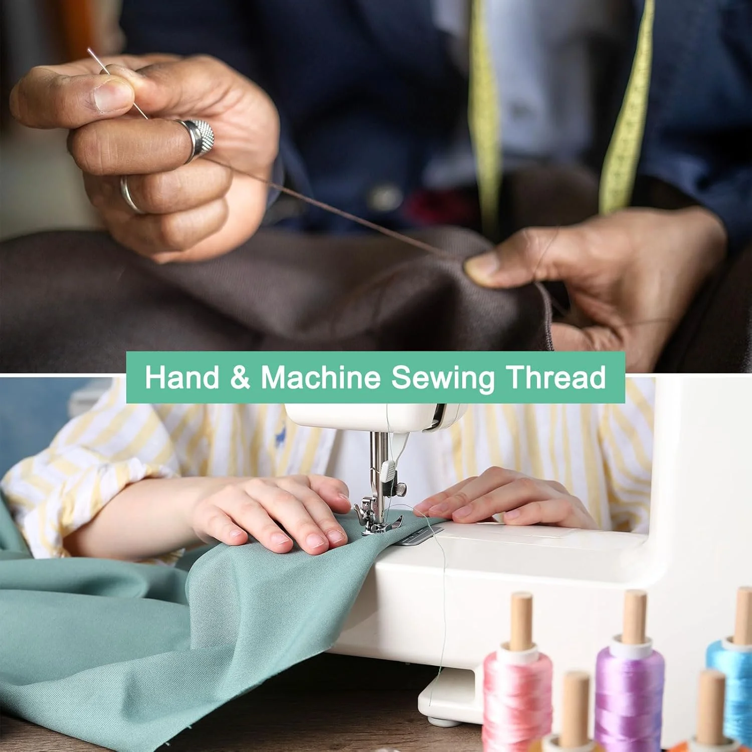 نخ دوخت نایلونی پیوندی 1800 متری سایز 280D/3 مناسب چرم، جین و بافت با ماشین DIY رنگ سبز لیمویی نخ دوخت نایلونی پیوندی 1800 متری سایز 280D/3 مناسب چرم، جین و بافت با ماشین DIY رنگ سبز لیمویی