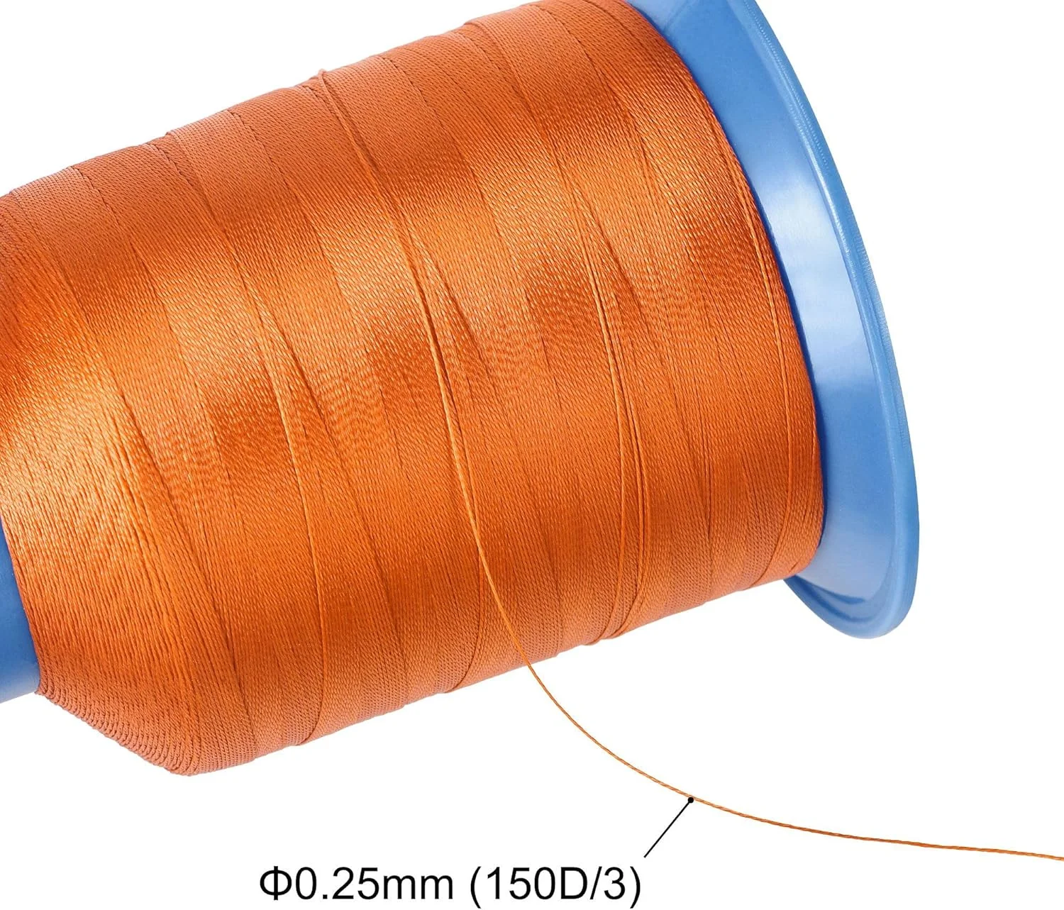 نخ های دوخت پلی استر پیوندی سورسینگ مپ، فوق العاده قوی، 1968 یارد، 150D/0.25mm، نخ مقاوم در برابر اشعه ماوراء بنفش برای دوخت دستی و ماشینی (نارنجی، 2 عدد) نخ های دوخت پلی استر پیوندی سورسینگ مپ، فوق العاده قوی، 1968 یارد، 150D/0.25mm، نخ مقاوم در برابر اشعه ماوراء بنفش برای دوخت دستی و ماشینی (نارنجی، 2 عدد)