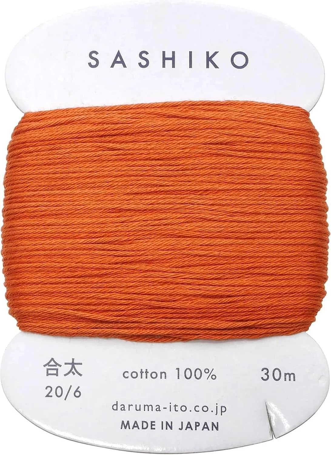نخ ساشیکو طرح شیبوری اژدها - Daruma - وزن متوسط/معمولی - کارت های 30 متری (مسی # 214) (SD-Daruma-30m)