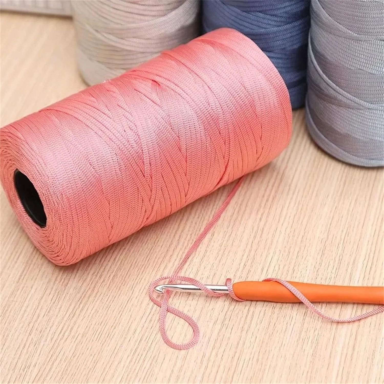 نخ خیاطی، کلاف نخ رنگارنگ، نخ پلی استر 55 رنگ برای دوخت دستی کیف، کلاه، کفش، گلدوزی