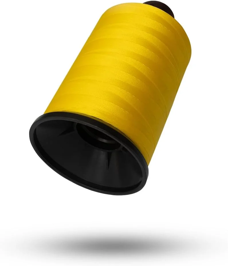 نخ دوخت نایلونی Realm، متراژ 500/3000 متر، سایز 40s، مناسب برای روکش مبلمان، بازار فضای باز، پرده، مهره دوزی، چمدان، کیف پول (قهوه ای 3000 متر)