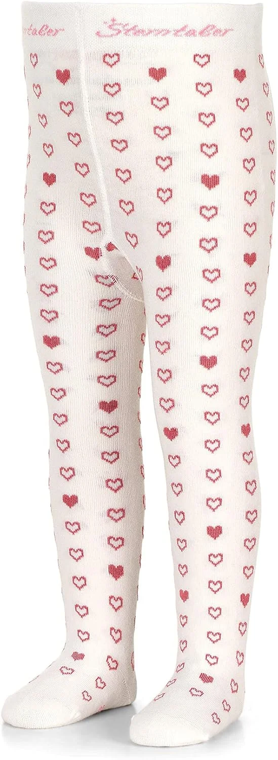 جوراب شلواری دخترانه استرنتالر طرح قلب