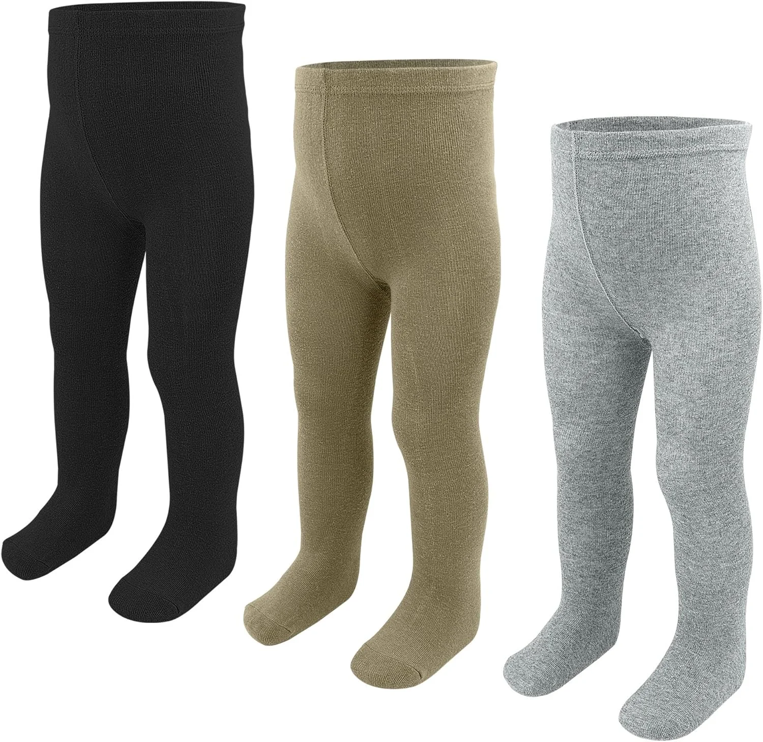 جوراب شلواری دخترانه نوزادی، ساق شلواری و جوراب ساق بلند مناسب نوزادان دختر (0-24 ماه)، بسته 3 عددی جوراب شلواری بافتنی پنبه ای جوراب شلواری دخترانه نوزادی، ساق شلواری و جوراب ساق بلند مناسب نوزادان دختر (0-24 ماه)، بسته 3 عددی جوراب شلواری بافتنی پنبه ای