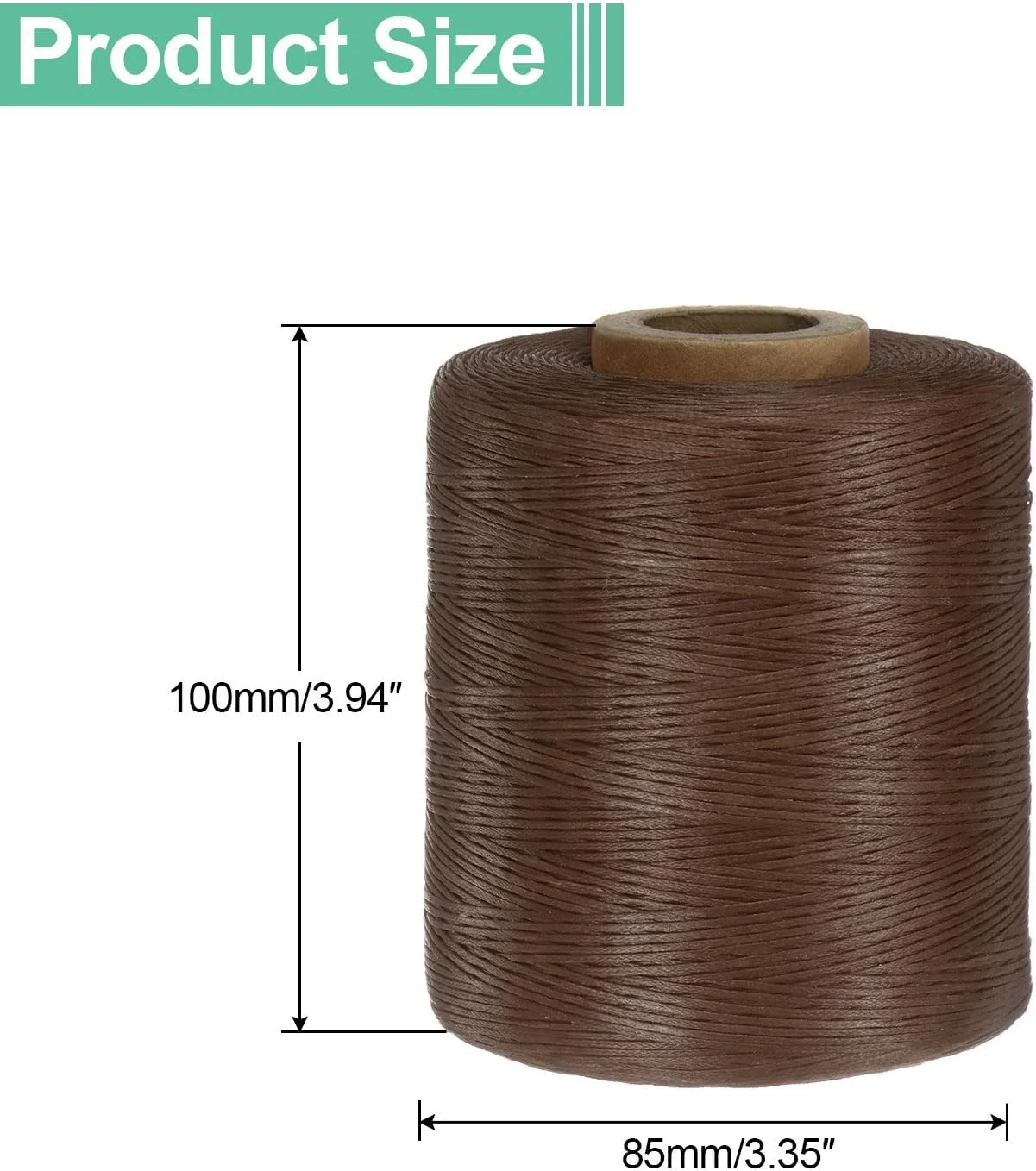 نخ موم زده تخت کوارکزمن 150D 0.8 میلی متر، 970 متر نخ پلی استر موم زده برای دوخت چرم، صحافی چرم، صنایع دستی DIY، قهوه ای نخ موم زده تخت کوارکزمن 150D 0.8 میلی متر، 970 متر نخ پلی استر موم زده برای دوخت چرم، صحافی چرم، صنایع دستی DIY، قهوه ای