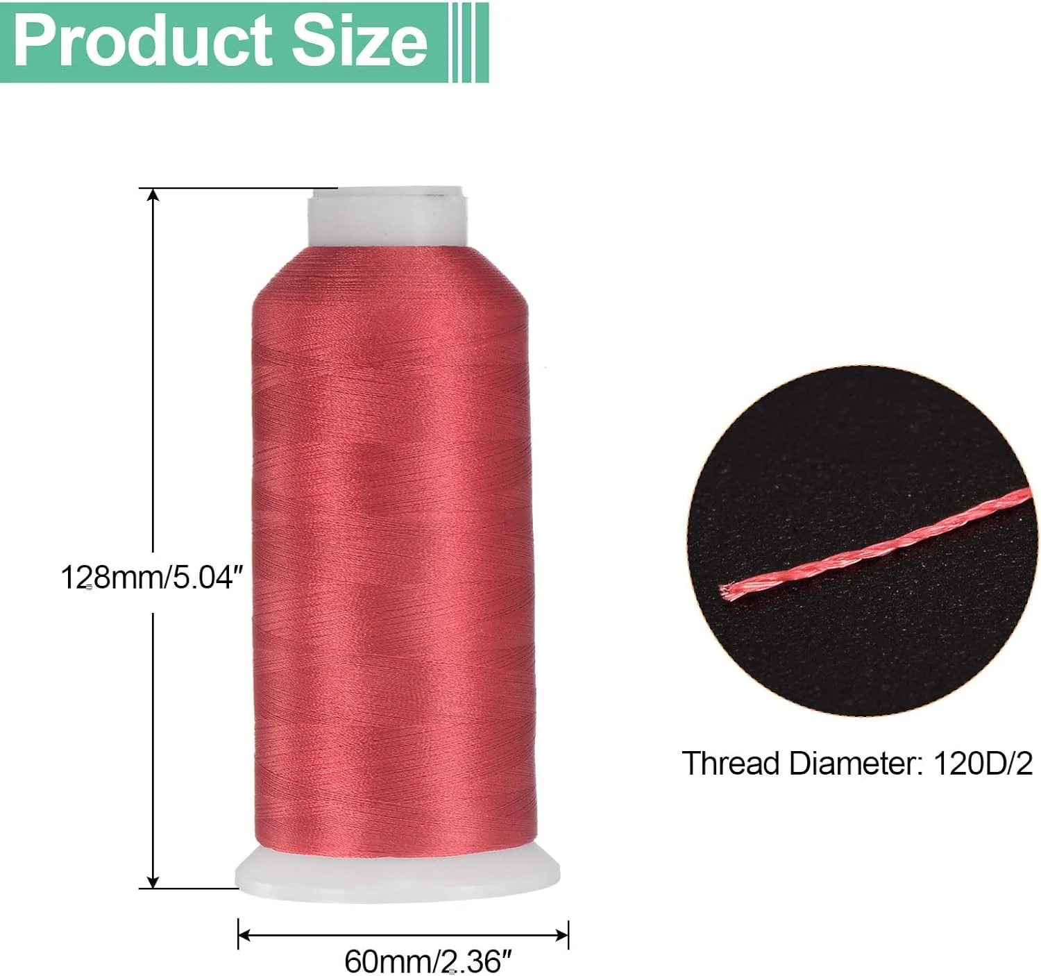 نخ خیاطی QUARKZMAN 120D/2، 4000 متری، نخ پلی استر برای لحاف دوزی، نخ آستین بلند، نخ همه منظوره برای دوخت دستی و ماشینی، نخ گلدوزی برای خیاطی، لحاف دوزی، تکه دوزی و چرخ خیاطی، گل صورتی نخ خیاطی QUARKZMAN 120D/2، 4000 متری، نخ پلی استر برای لحاف دوزی، نخ آستین بلند، نخ همه منظوره برای دوخت دستی و ماشینی، نخ گلدوزی برای خیاطی، لحاف دوزی، تکه دوزی و چرخ خیاطی، گل صورتی