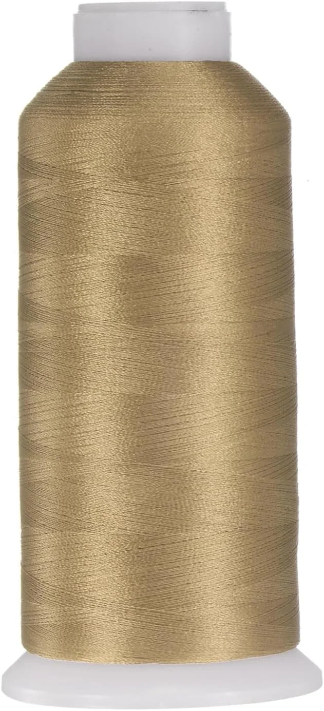 نخ خیاطی QUARKZMAN 120D/2، 4374 یارد، پلی استر، مناسب لحاف دوزی، نخ آستین بلند، نخ همه منظوره برای دوخت دستی، گلدوزی با ماشین، مناسب برای لحاف دوزی، تکه دوزی و چرخ خیاطی، رنگ شتری