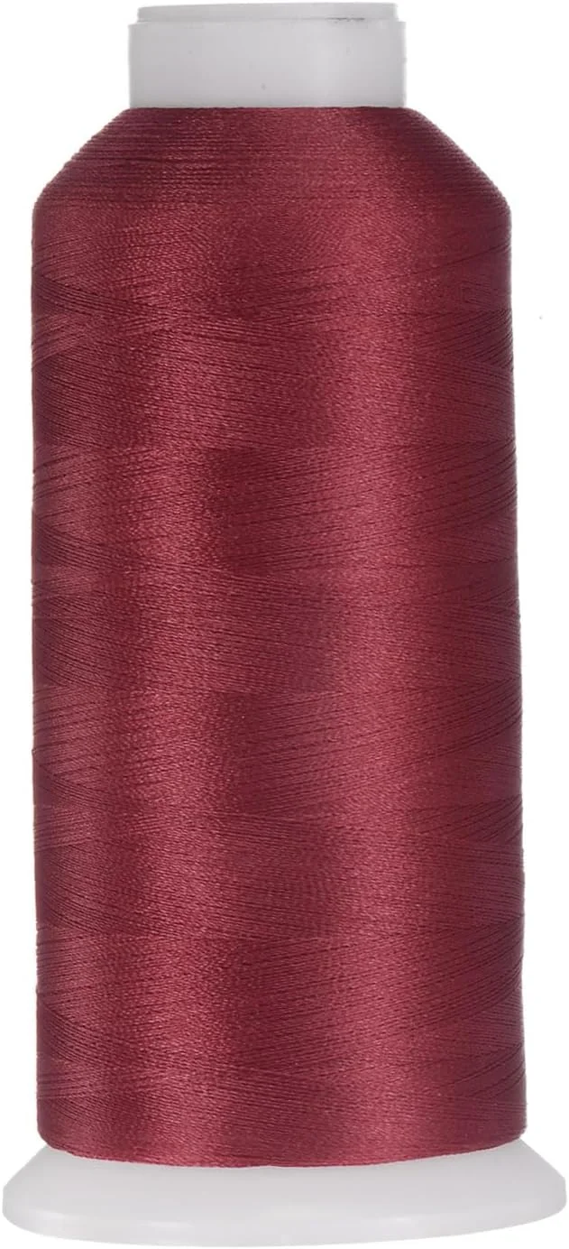 نخ خیاطی QUARKZMAN 120D/2، 4374 یارد، پلی استر، مناسب لحاف دوزی، نخ آستین بلند، نخ همه منظوره برای دوخت دستی، گلدوزی با ماشین، مناسب برای لحاف دوزی، تکه دوزی و چرخ خیاطی، رنگ قرمز بورگاندی