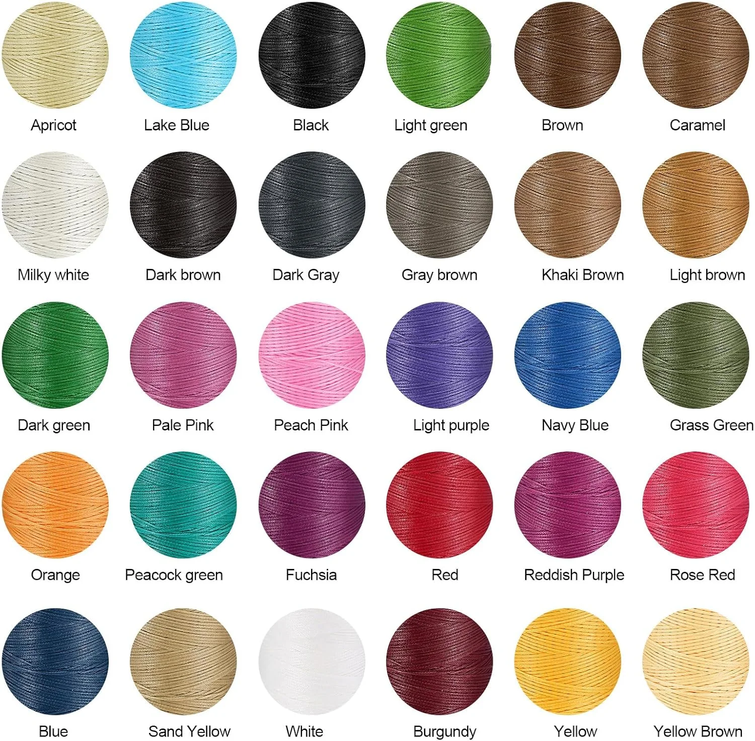 نخ موم زده چرم دوزی تخت QUARKZMAN، 200 متر / 219 یارد نخ موم زده پلی استر، نخ دوخت موم زده 210D برای صنایع دستی چرمی، صحافی، دستبندهای بافته شده، قهوه ای خاکی نخ موم زده چرم دوزی تخت QUARKZMAN، 200 متر / 219 یارد نخ موم زده پلی استر، نخ دوخت موم زده 210D برای صنایع دستی چرمی، صحافی، دستبندهای بافته شده، قهوه ای خاکی