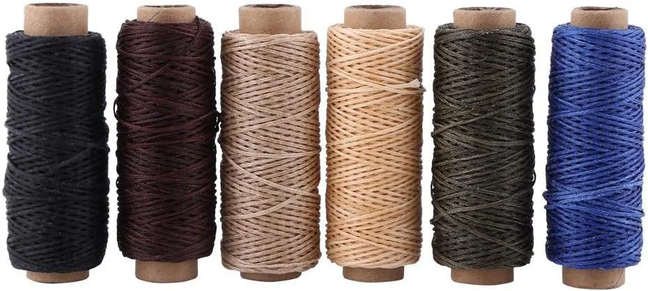 55 Yards Polyester Sewing Threads, All Purpose Sewing Thread Spools, High Strength, for Drapery, Beading, Purses, Leather(Dark Brown) 55 Yards Polyester Sewing Threads, All Purpose Sewing Thread Spools, High Strength, for Drapery, Beading, Purses, Leather(Dark Brown)
