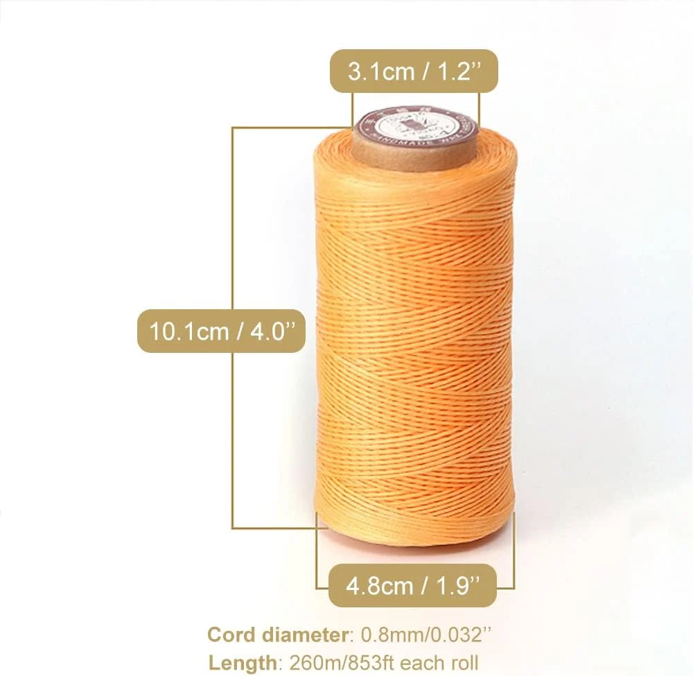 نخ موم زده 150D پلی استر، نخ های دوخت موم دار تخت همه منظوره برای صحافی، مکرومه، صنایع دستی، دستبندهای DIY، خیاطی، بافندگی، قلاب بافی نخ موم زده 150D پلی استر، نخ های دوخت موم دار تخت همه منظوره برای صحافی، مکرومه، صنایع دستی، دستبندهای DIY، خیاطی، بافندگی، قلاب بافی