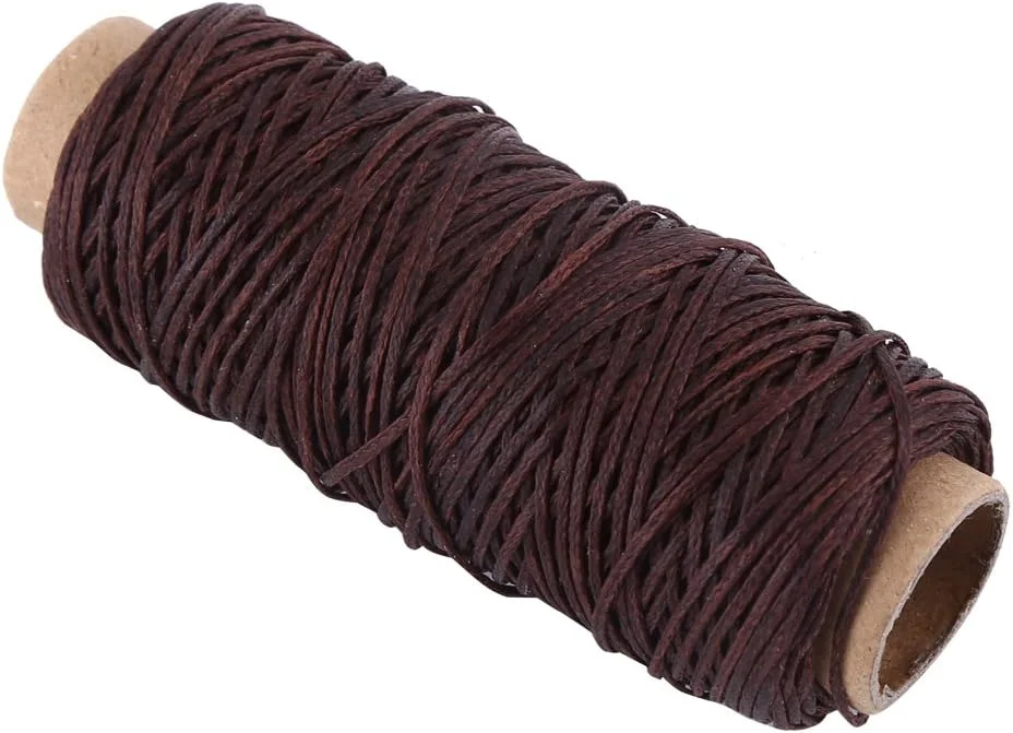 ست نخ خیاطی پلی استر، نخ های خیاطی بزرگ و قوی برای تعمیر کفش و صنایع دستی خیاطی (قهوه ای تیره) ست نخ خیاطی پلی استر، نخ های خیاطی بزرگ و قوی برای تعمیر کفش و صنایع دستی خیاطی (قهوه ای تیره)