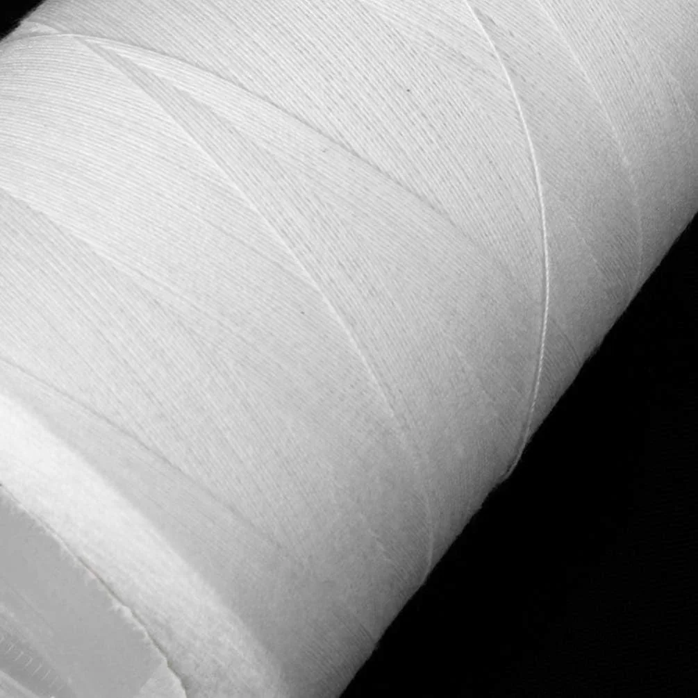 نخ خیاطی پلی استر برای چرخ خیاطی، سفید نشده، 3000 یارد (سفید) نخ خیاطی پلی استر برای چرخ خیاطی، سفید نشده، 3000 یارد (سفید)