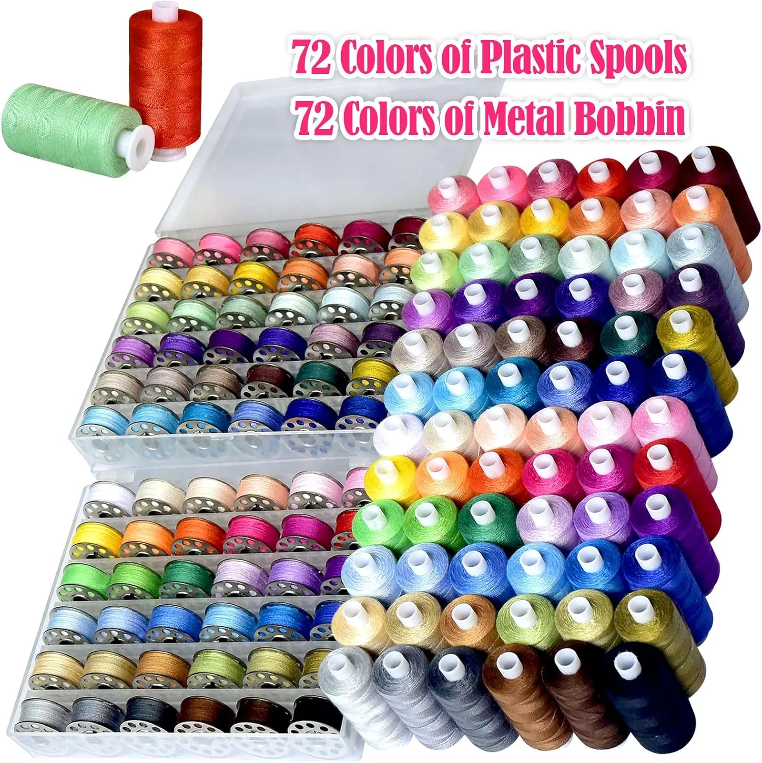 LE PAON قرقره های از پیش پیچیده شده 72 رنگ و دوک های نخ پلی استر، قفسه های نخ چوبی مخروطی قرقره (نگهدارنده 72 قرقره) چوب سخت برای خیاطی دستی و ماشینی، موارد اضطراری و مسافرت، DIY و خانه LE PAON قرقره های از پیش پیچیده شده 72 رنگ و دوک های نخ پلی استر، قفسه های نخ چوبی مخروطی قرقره (نگهدارنده 72 قرقره) چوب سخت برای خیاطی دستی و ماشینی، موارد اضطراری و مسافرت، DIY و خانه