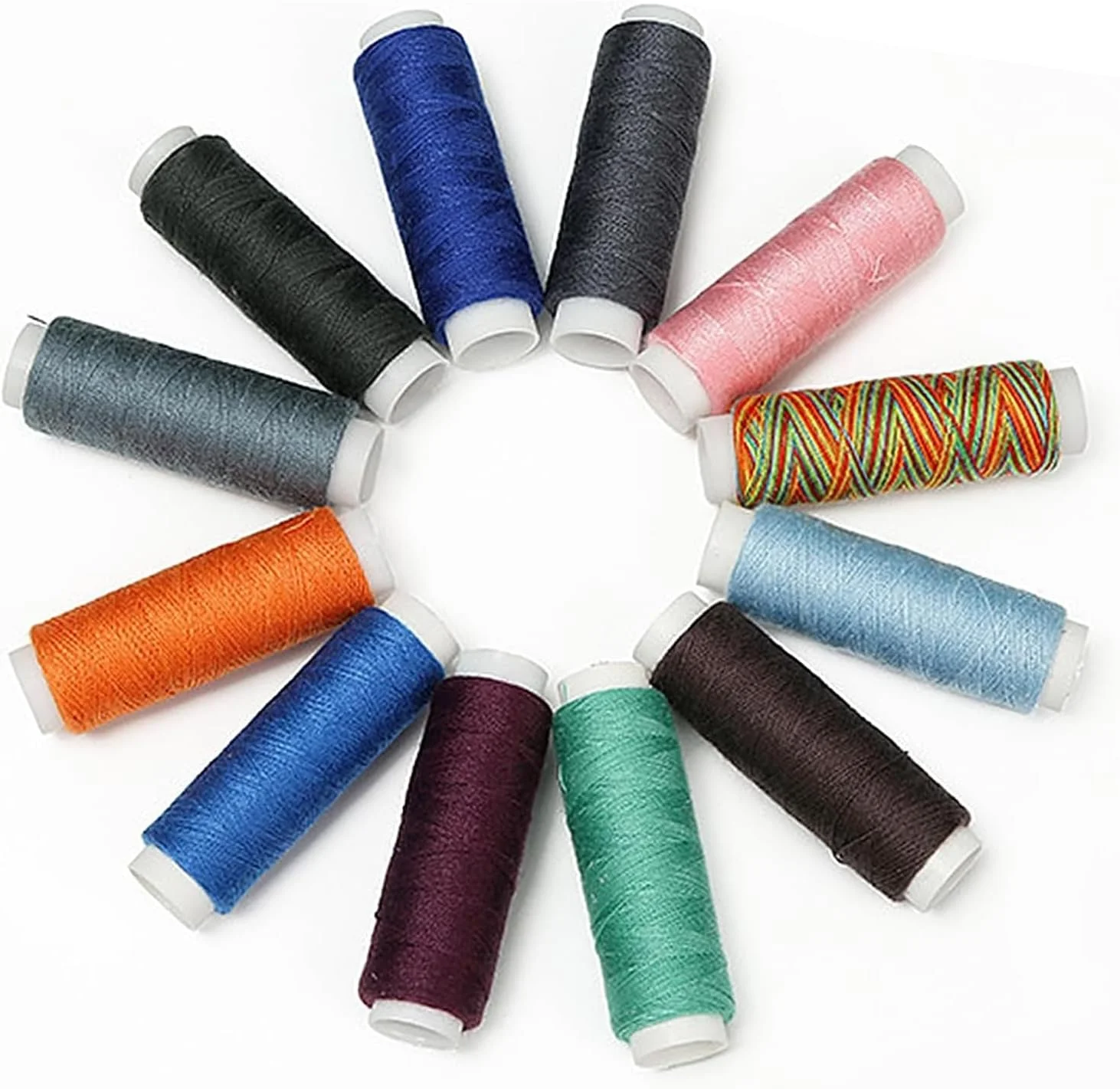 نخ خیاطی پلی استر حرفه ای 2 عددی، نخ خیاطی پلی استر - مشکی، طول 100 متر، ایده آل برای خیاطی با ماشین و دست نخ خیاطی پلی استر حرفه ای 2 عددی، نخ خیاطی پلی استر - مشکی، طول 100 متر، ایده آل برای خیاطی با ماشین و دست