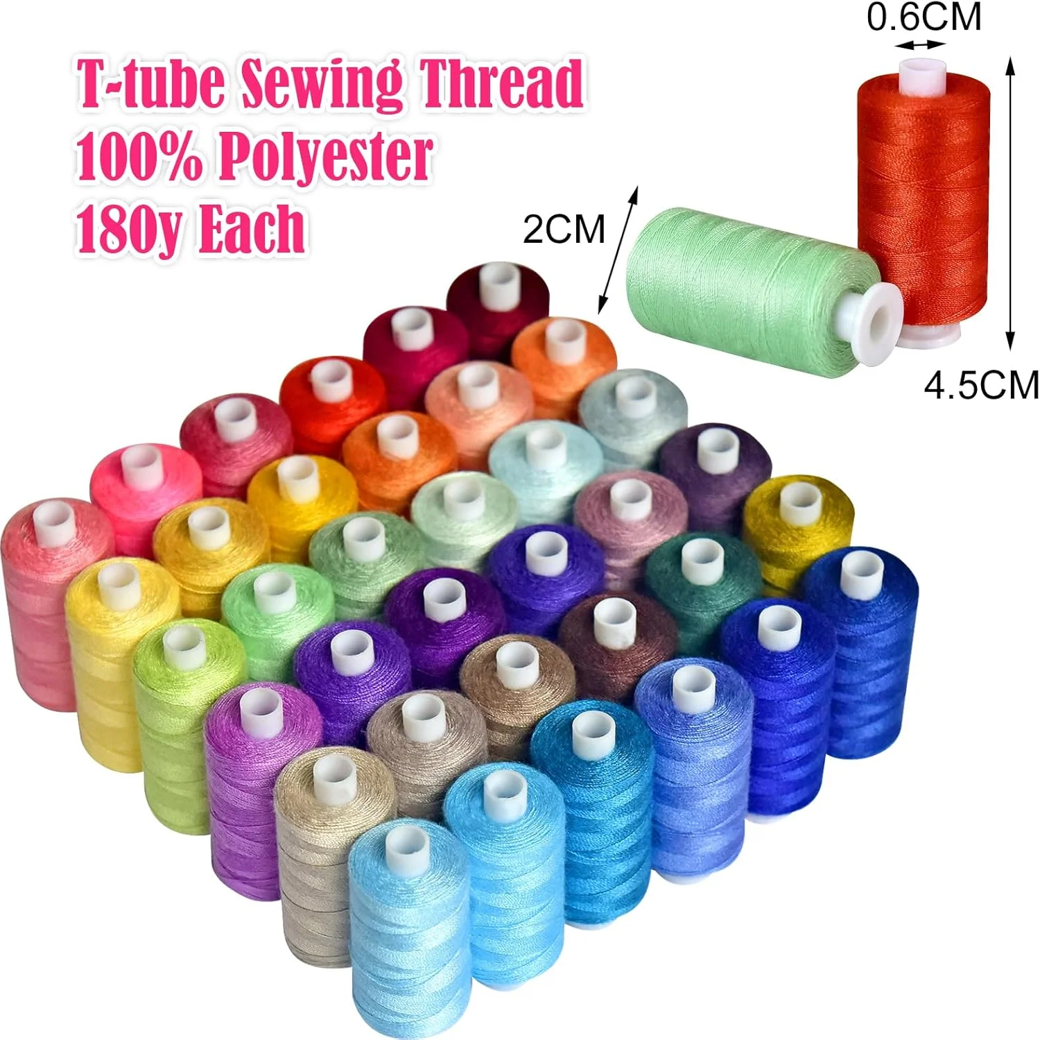 LE PAON قرقره های از پیش پیچیده شده 72 رنگ و دوک های نخ پلی استر، قفسه های نخ چوبی مخروطی قرقره (نگهدارنده 72 قرقره) چوب سخت برای خیاطی دستی و ماشینی، موارد اضطراری و مسافرت، DIY و خانه LE PAON قرقره های از پیش پیچیده شده 72 رنگ و دوک های نخ پلی استر، قفسه های نخ چوبی مخروطی قرقره (نگهدارنده 72 قرقره) چوب سخت برای خیاطی دستی و ماشینی، موارد اضطراری و مسافرت، DIY و خانه