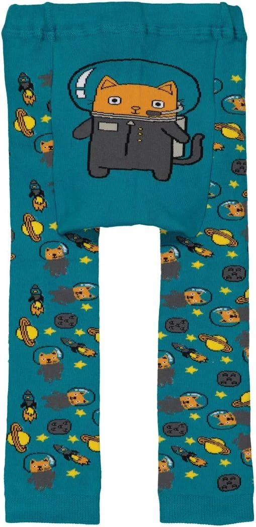 شلوار پیشبندی دودل پنتز مجموعه فضایی سایز 3M-3T پسرانه، دخترانه و نوزادی